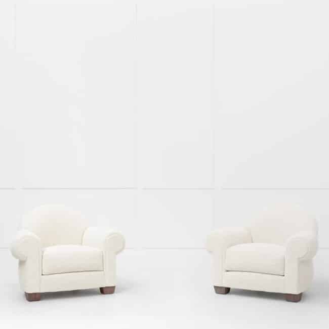Jean-Michel Frank, Paire de fauteuils