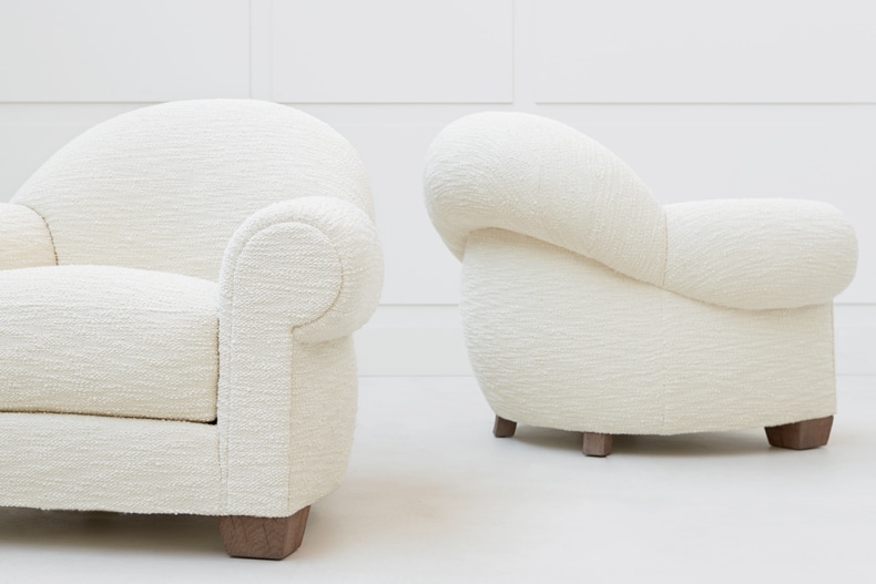 Jean-Michel Frank, Paire de fauteuils, vue 05