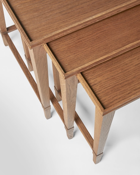Jean-Michel Frank, Ensemble de trois tables gigognes, vue 04