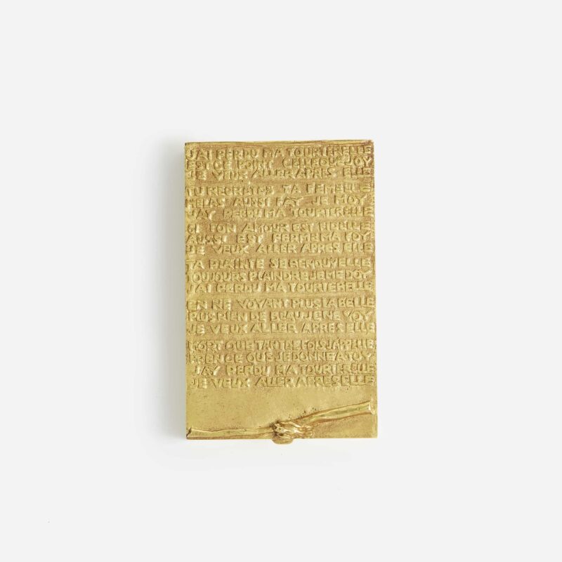 Boîte en bronze Line Vautrin