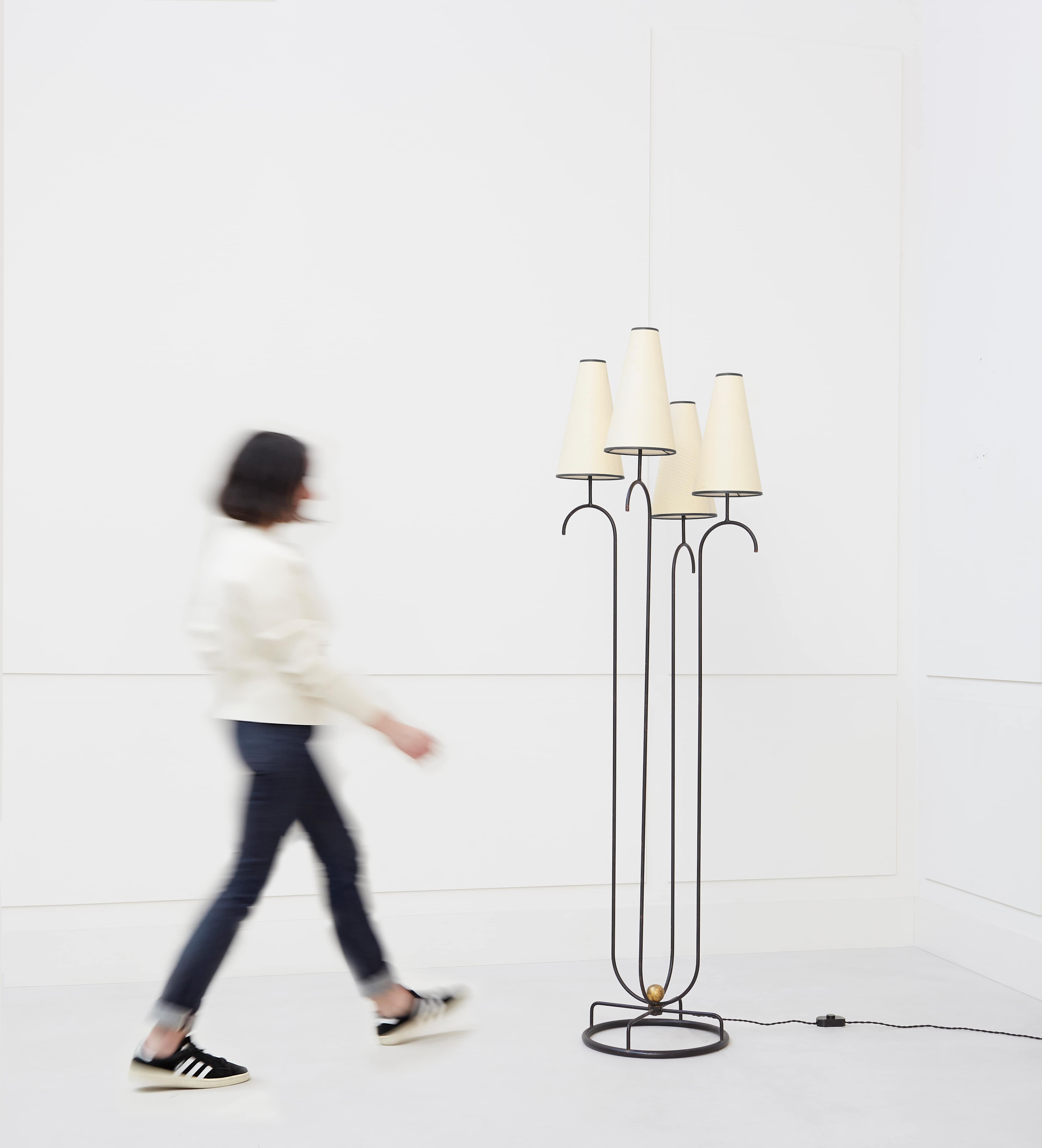 Jean Royère, Lampadaire « Jet d’eau », vue 03
