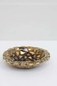 Bowl in talosel by Line Vautrin