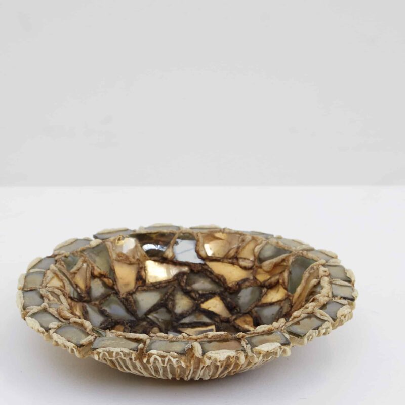 Bowl in talosel by Line Vautrin