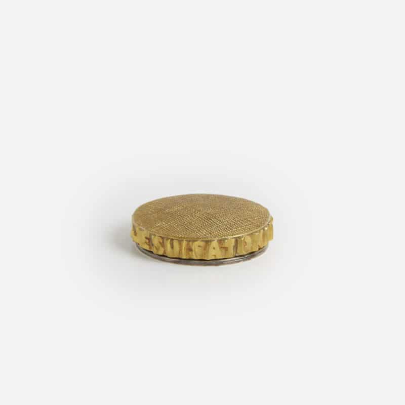 Boîte en bronze Je suis à ton entière discrétion