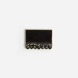 Lily of the valley gilded box by Line Vautrin