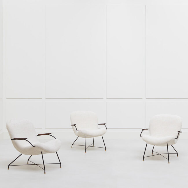 Carlo Hauner & Martin Eisler, Ensemble de trois fauteuils