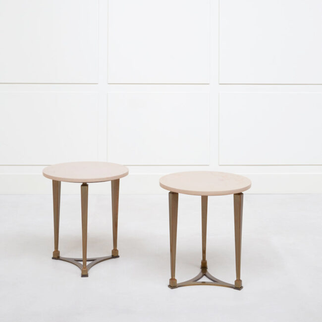 Jacques Quinet, Pair of side tables