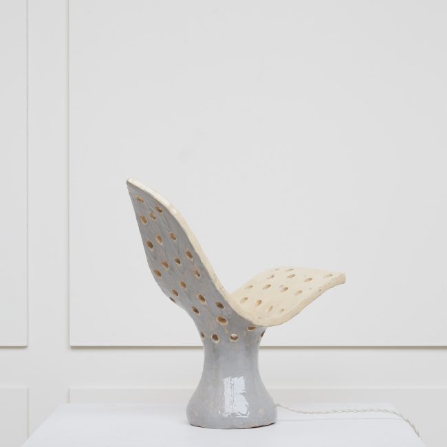 Guidette Carbonell, “Oiseau feuille“ lamp