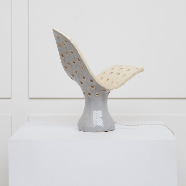 Guidette Carbonell, Lampe « Oiseau feuille »