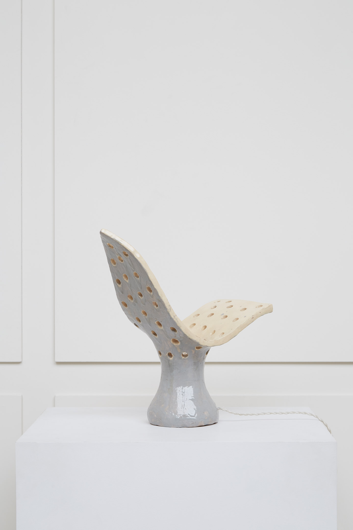 Guidette Carbonell, Lampe « Oiseau feuille », vue 01