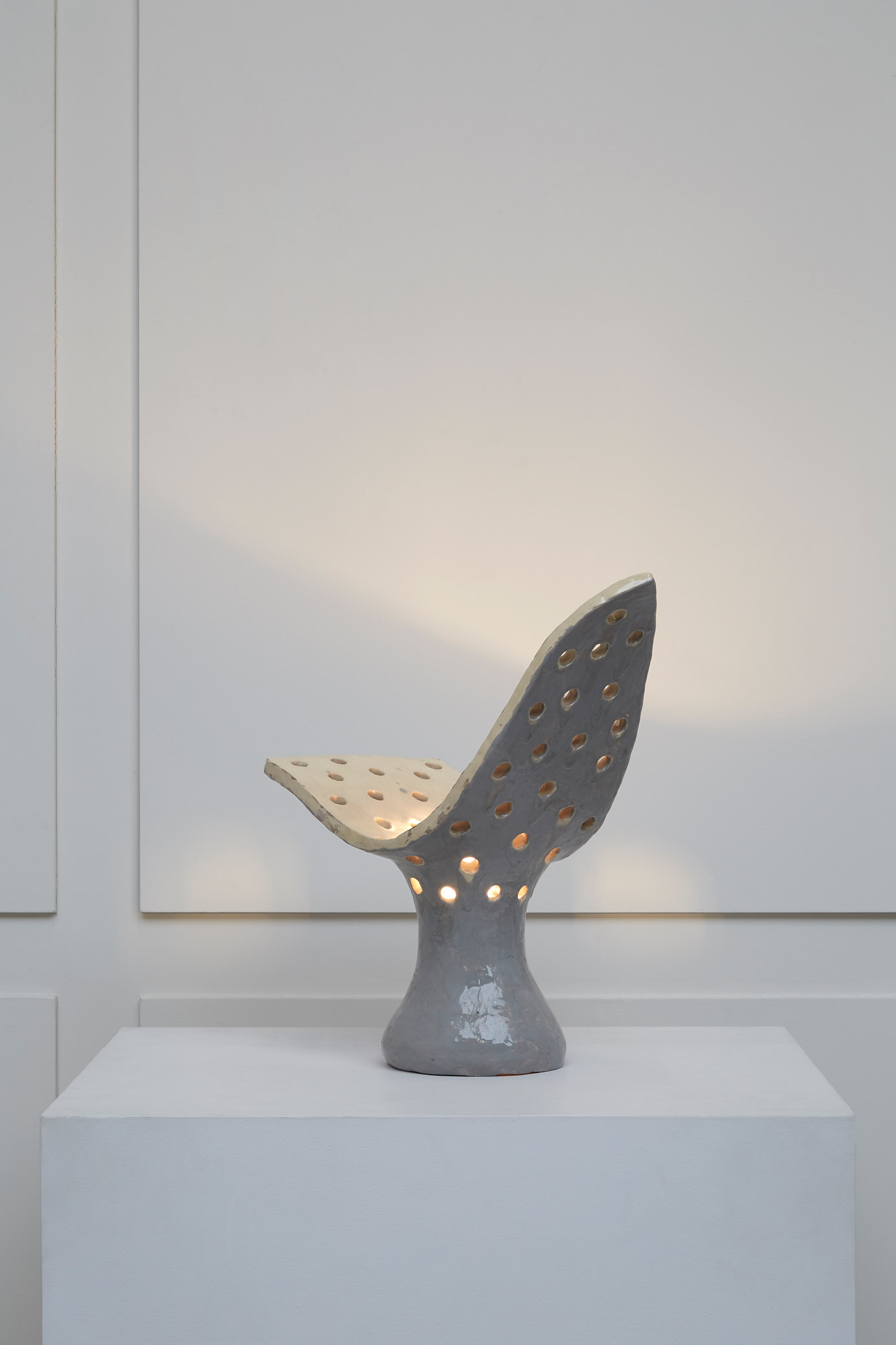 Guidette Carbonell, Lampe « Oiseau feuille », vue 05