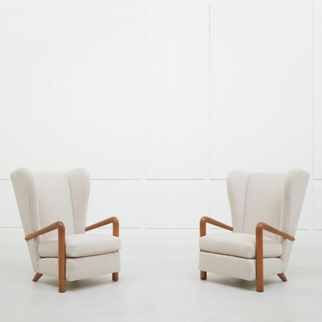 Jean Royère, Pair of armchairs