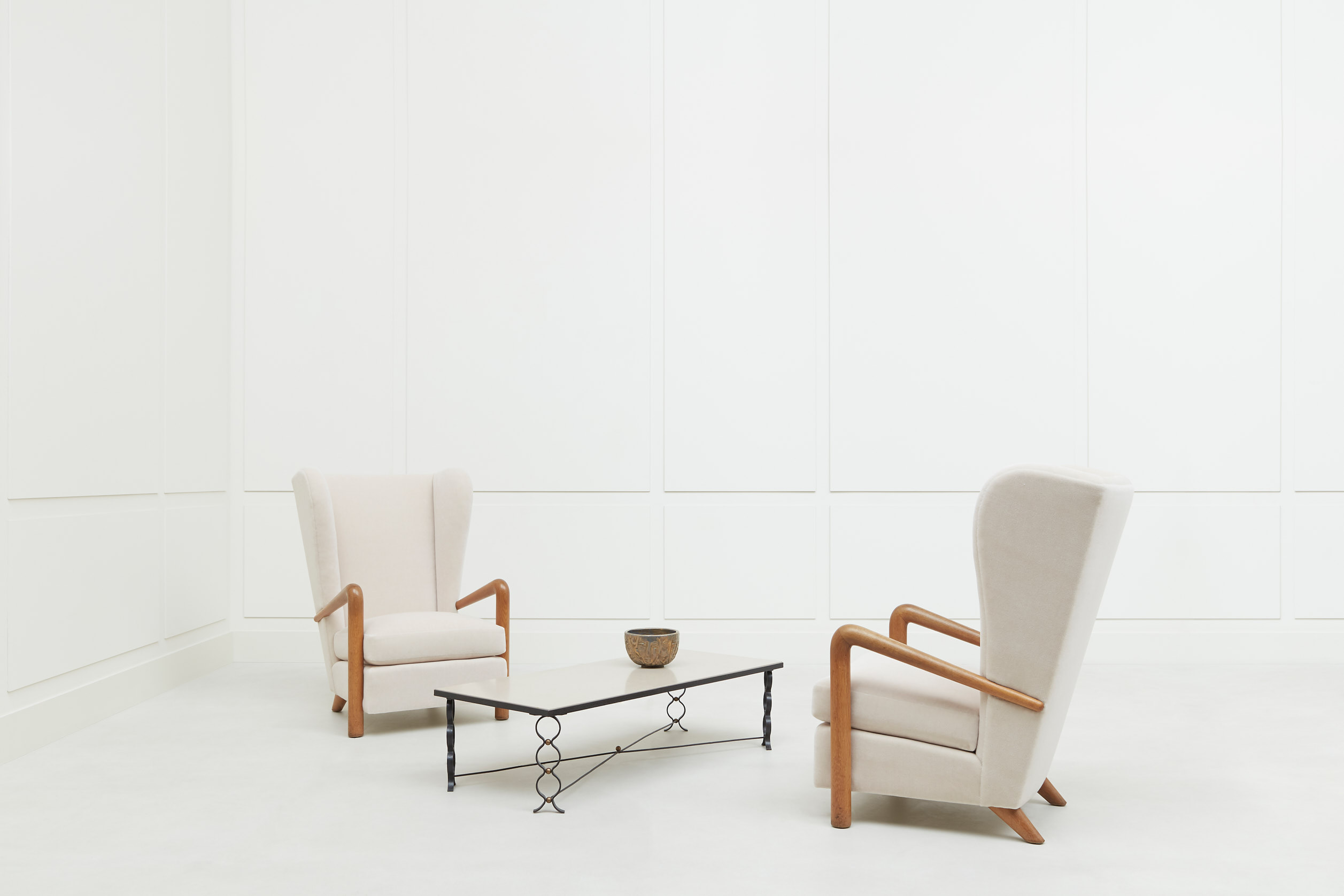 Jean Royère, Paire de fauteuils, vue 06