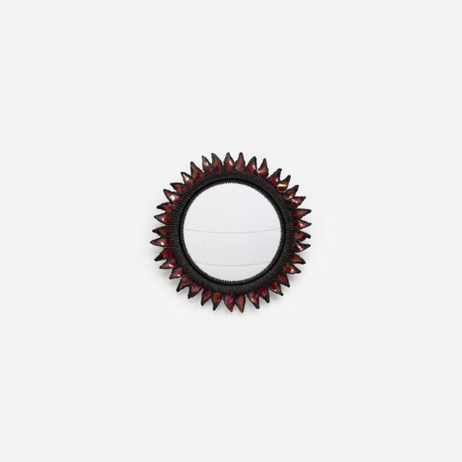 Line Vautrin, Fuchsia “Chardon” mirror