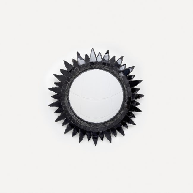Line Vautrin, Black “Soleil à pointes n°2” mirror