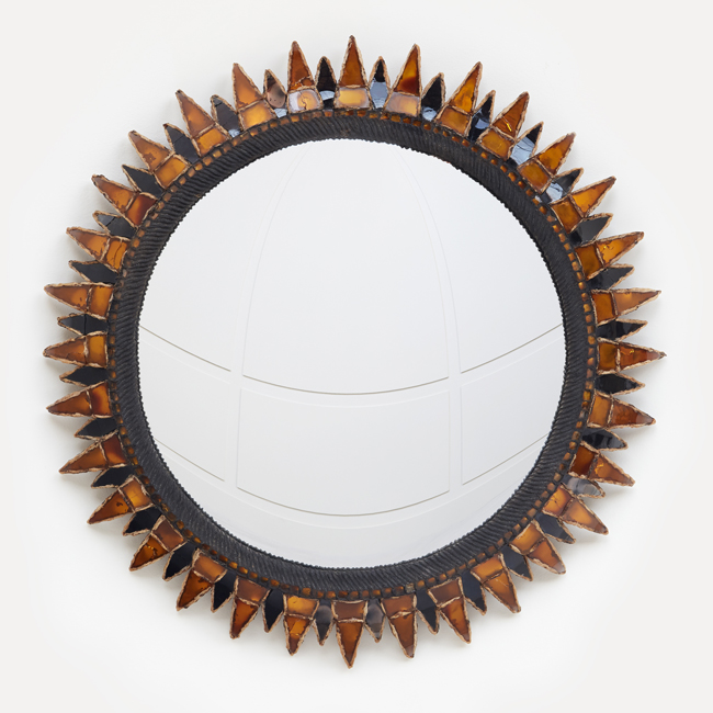 Line Vautrin, «Soleil à Pointes n°4» mirror